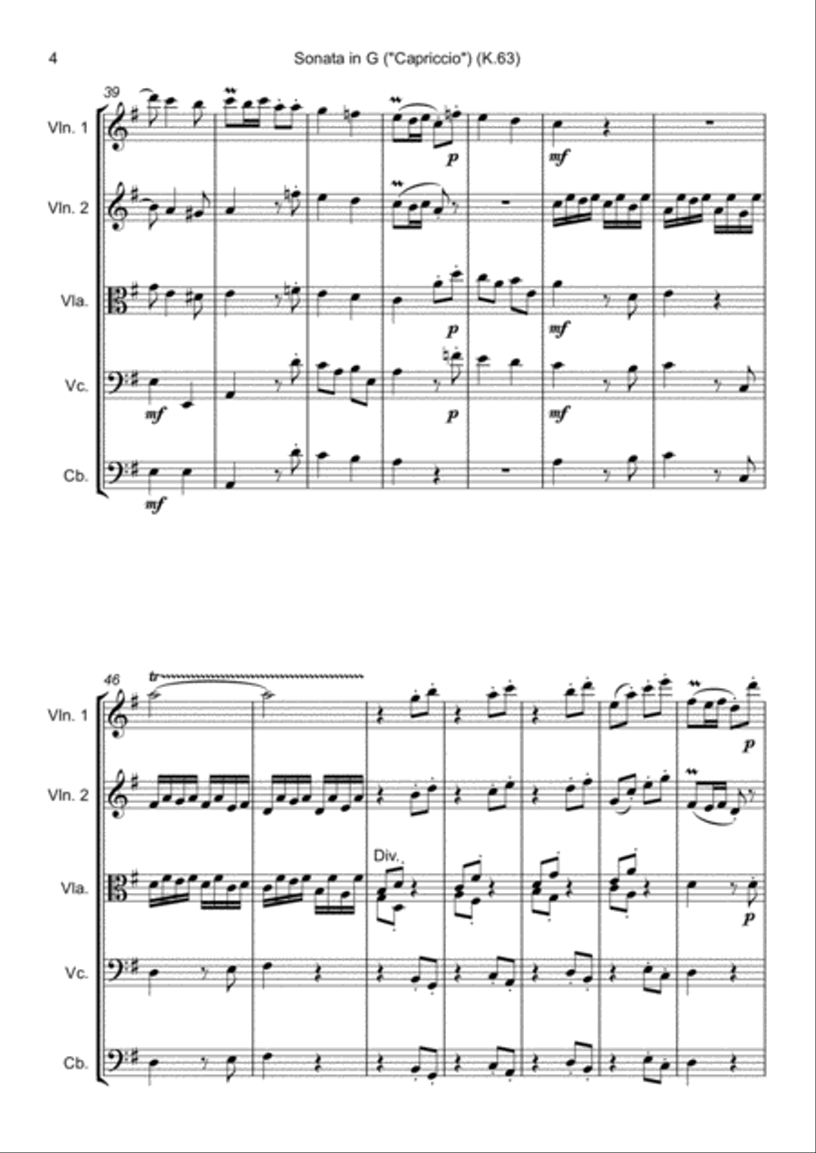 Sonata in G (