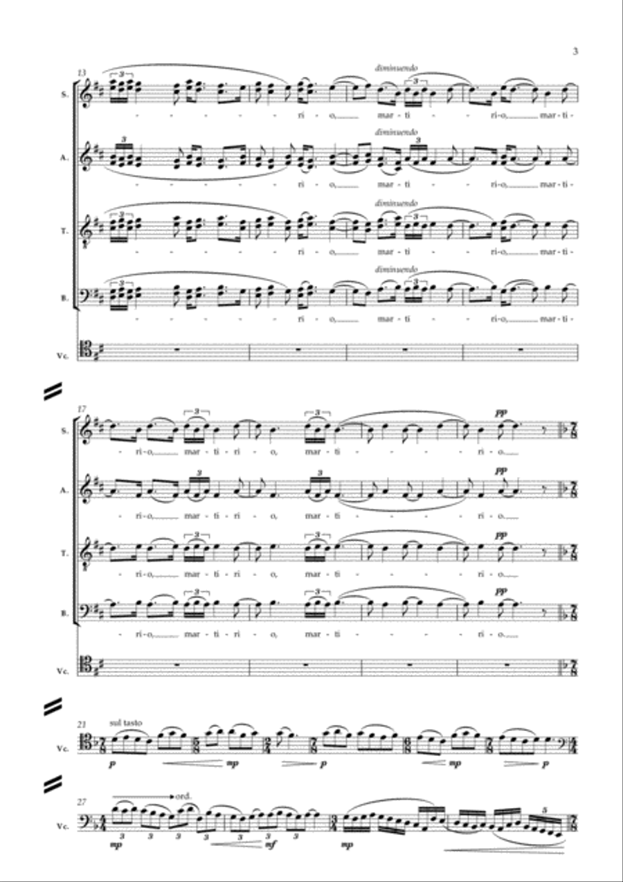 To the Field of Stars To the Field of Stars 4-Part scores gallery preview page 4