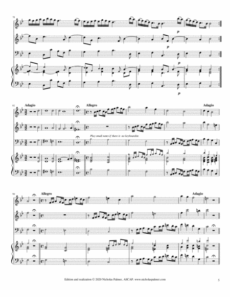 Trio Sonata in Bb (op. 1, no. 5) - Arcangelo Corelli
