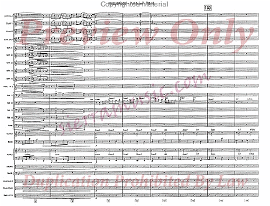 Recuerdos Recuerdos Jazz Ensemble scores gallery preview page 14