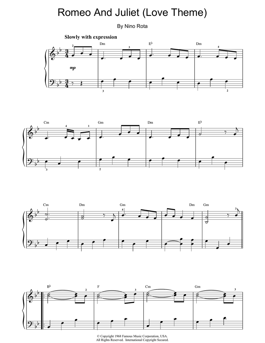 Romeo And Juliet (Love Theme)