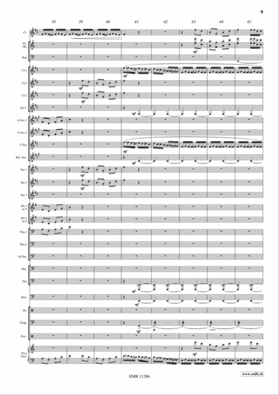 Swingair Bumble Bee Swingair Bumble Bee Concert Band scores gallery preview page 10