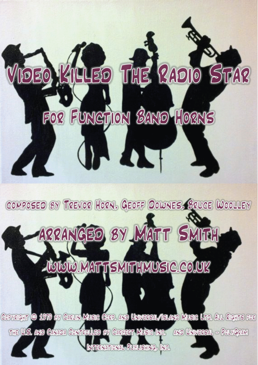 Video Killed The Radio Star Voice scores gallery preview page 1