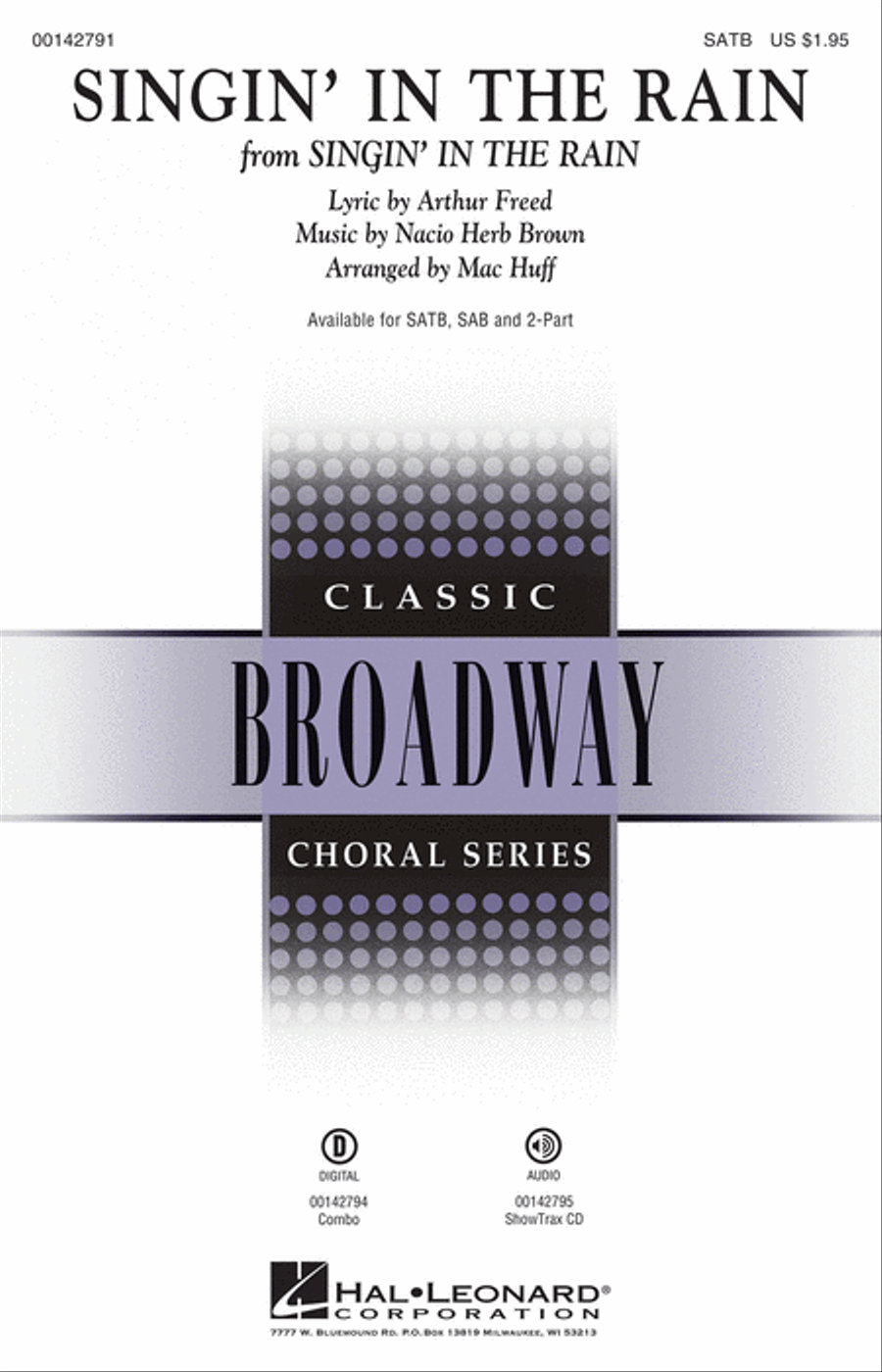 Singin' in the Rain 4-Part scores gallery preview page 1