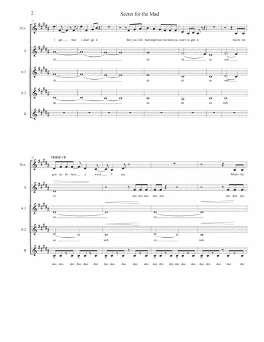 Secret For The Mad SSAA scores gallery preview page 2