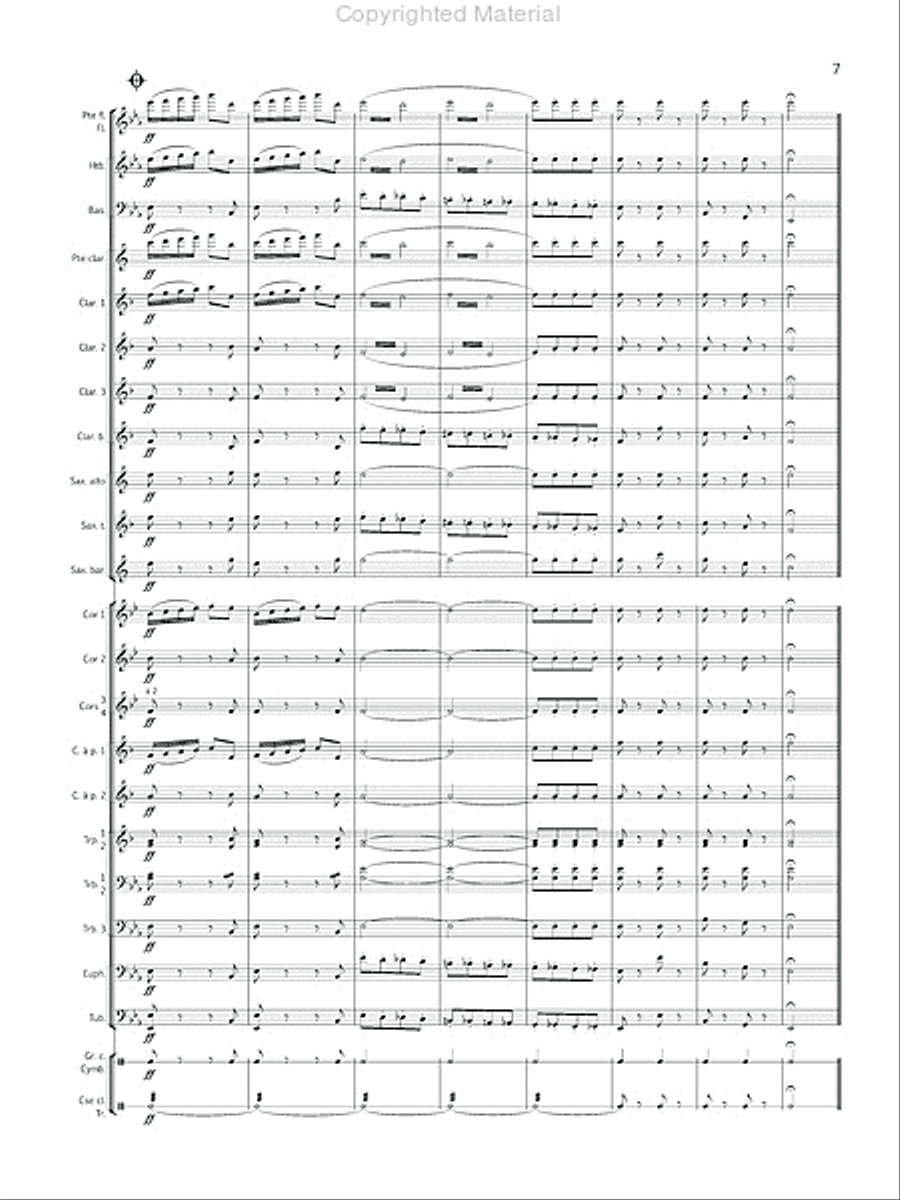 Presto Presto Concert Band scores gallery preview page 9