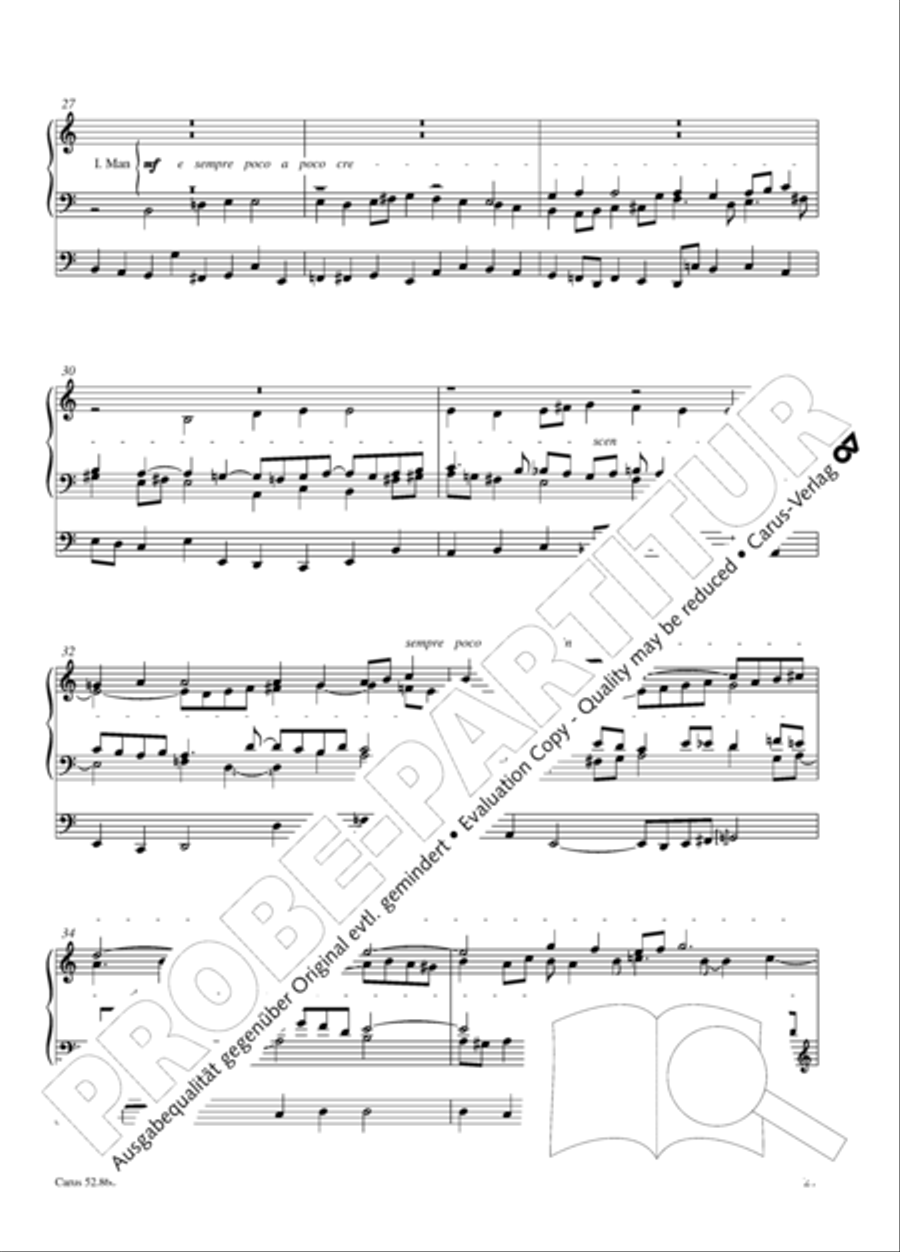 12 Stucke, Op. 59 Heft 2 Organ Solo scores gallery preview page 27