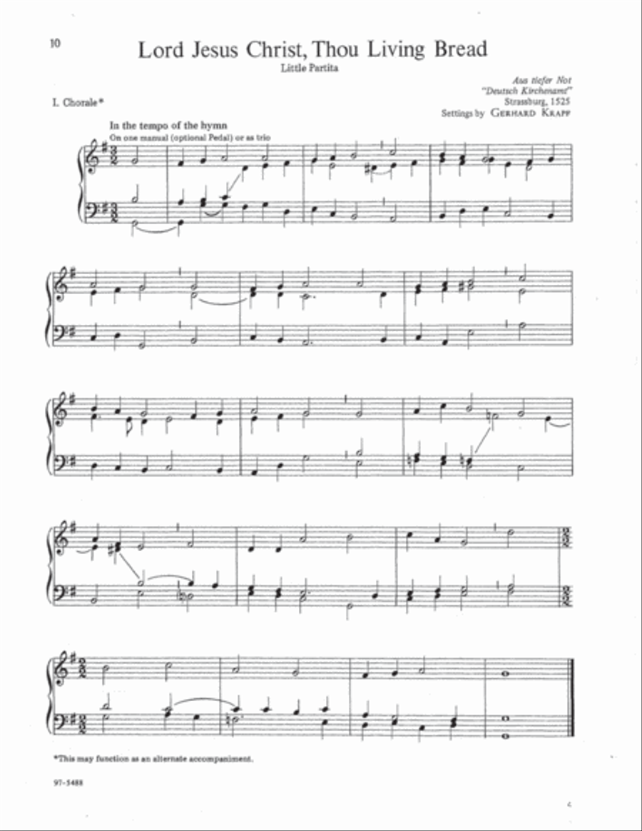 Hymn Preludes for Holy Communion, Vol. III Organ scores gallery preview page 3