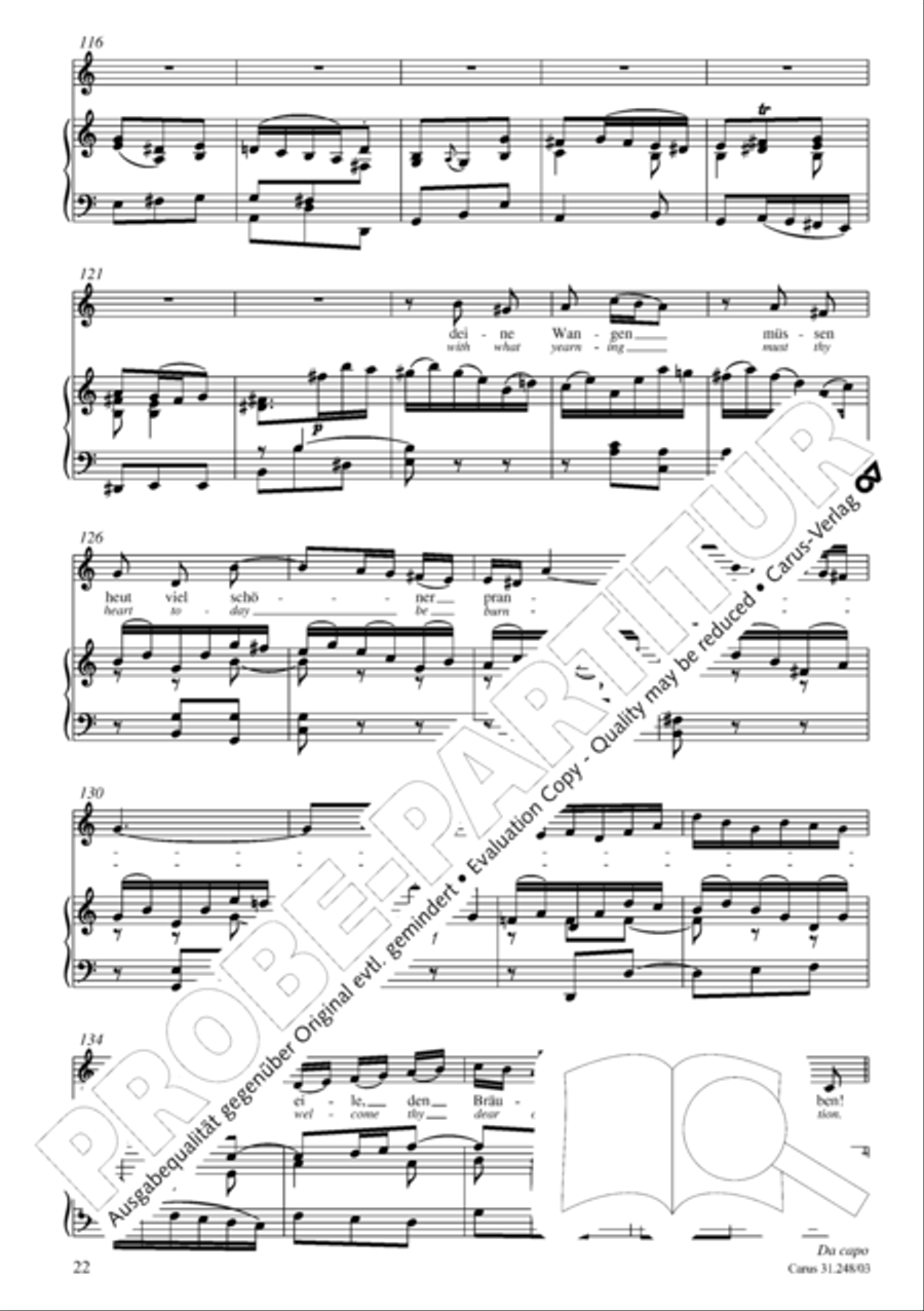Christmas oratorio (Weihnachtsoratorium, Teile I-III) 4-Part scores gallery preview page 27