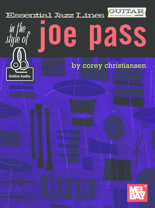Book cover for Essential Jazz Lines in the Style of Joe Pass - Guitar Edition