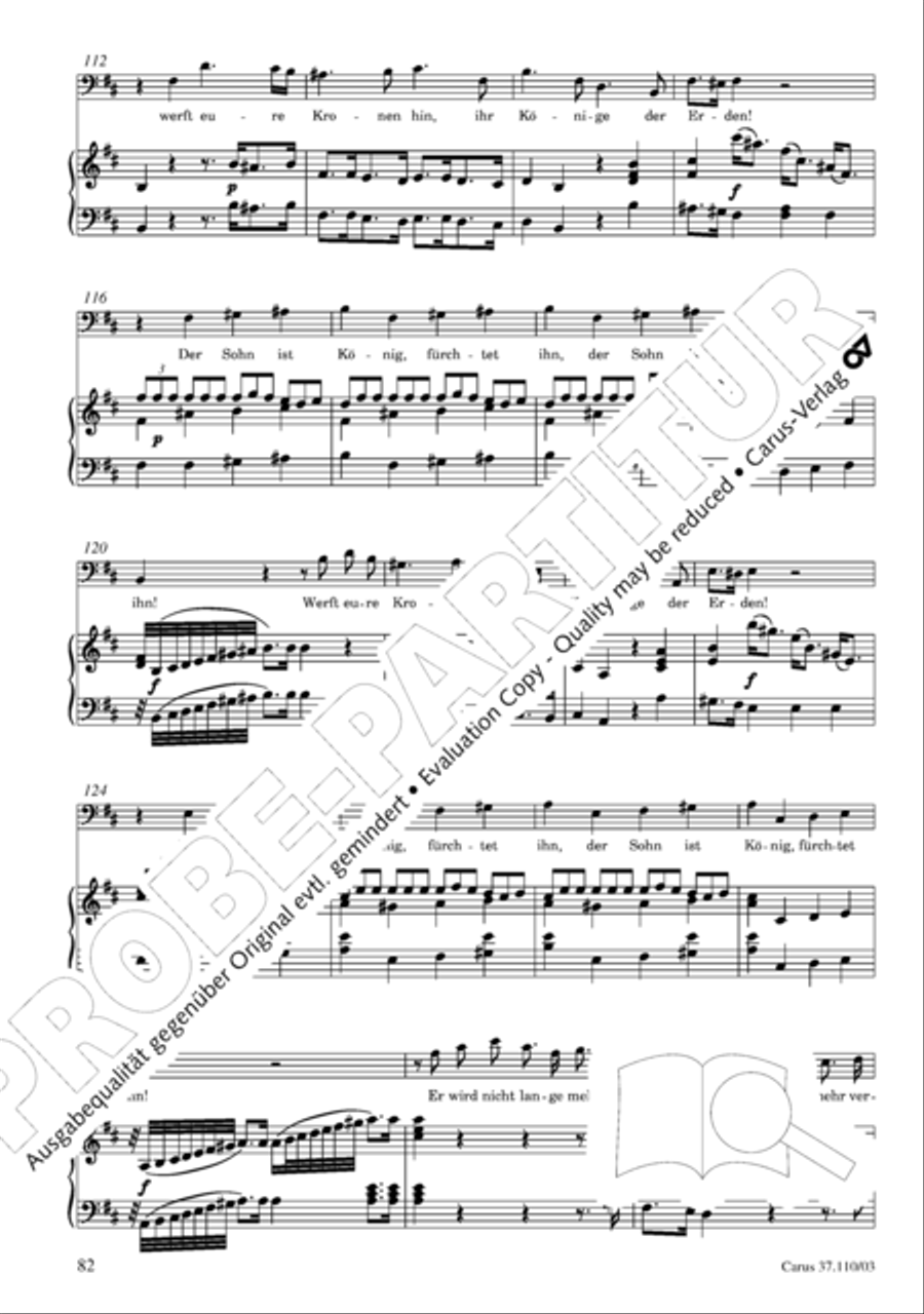Markuspassion. Werkausgabe Reihe 1, Bd. 7 (Homilius) 4-Part scores gallery preview page 89