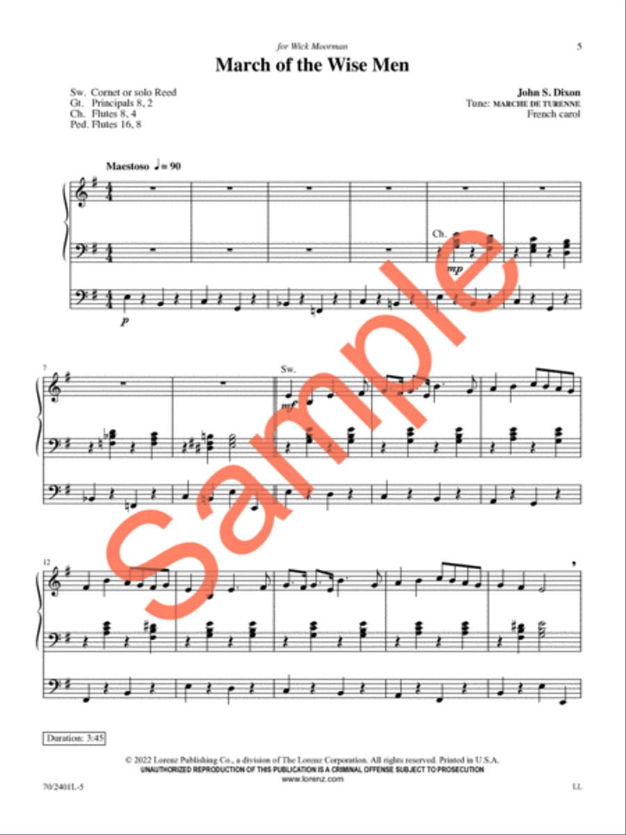 A Circle of Seasons Organ Solo scores gallery preview page 6