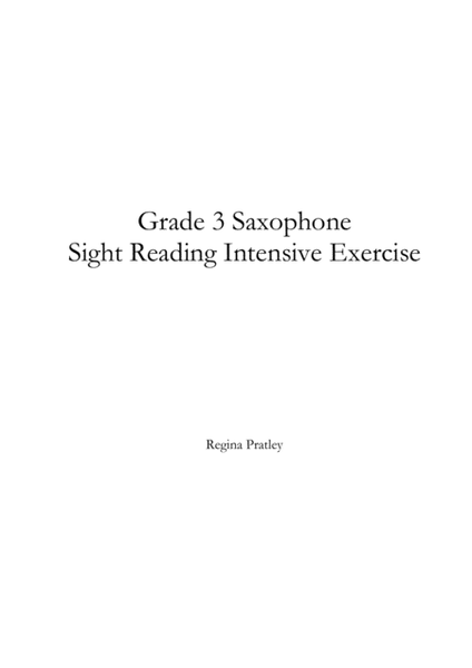 Grade 3 Saxophone Sight Reading Intensive Exercise