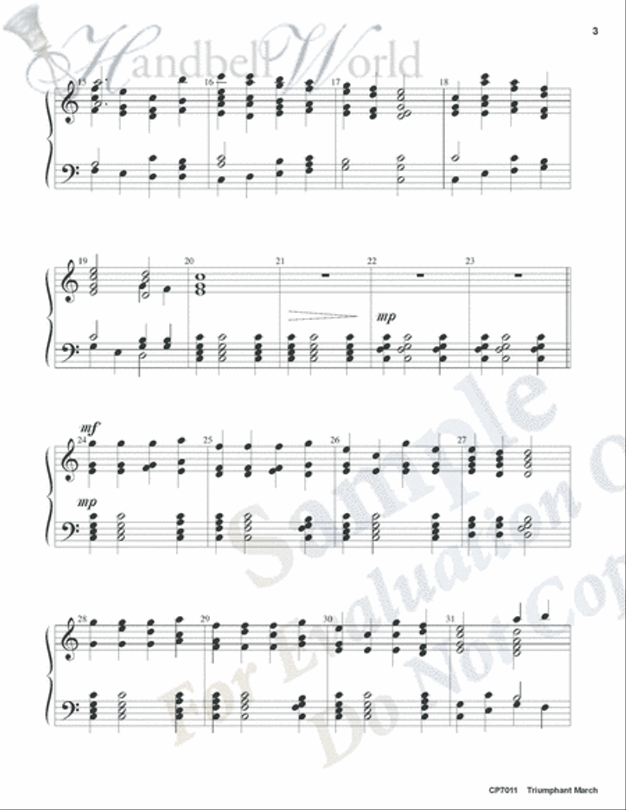 Triumphant March 3-Octaves scores gallery preview page 4