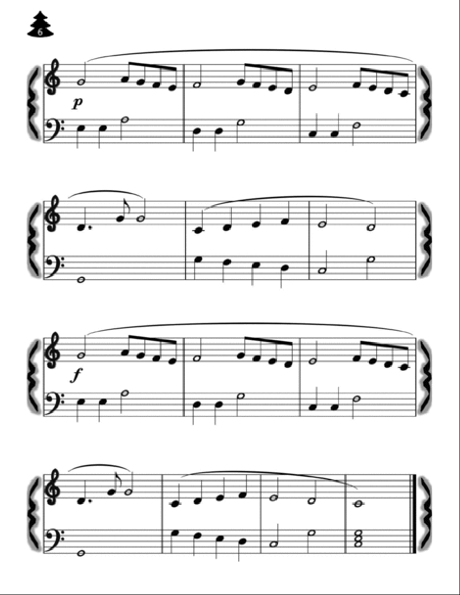 The Christmas Collection for Easy Piano Easy Piano scores gallery preview page 6