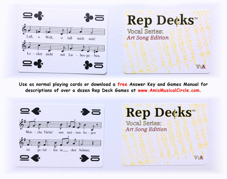 Rep Decks Vocal Series: Art Song Edition