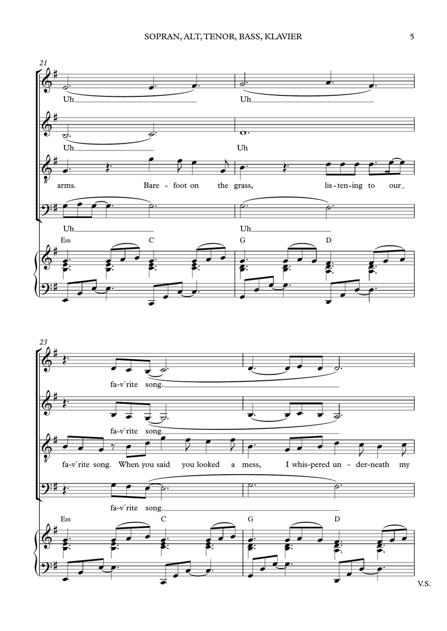 Perfect Symphony 4-Part scores gallery preview page 5