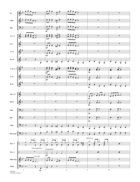 Christmas Swings - Full Score