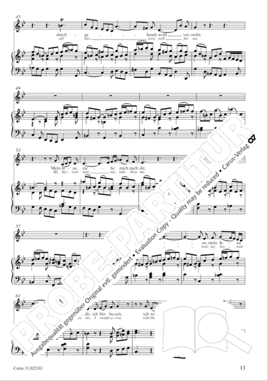 Jesus calling then the Twelve to him (Jesus nahm zu sich die Zwolfe) ATB scores gallery preview page 14