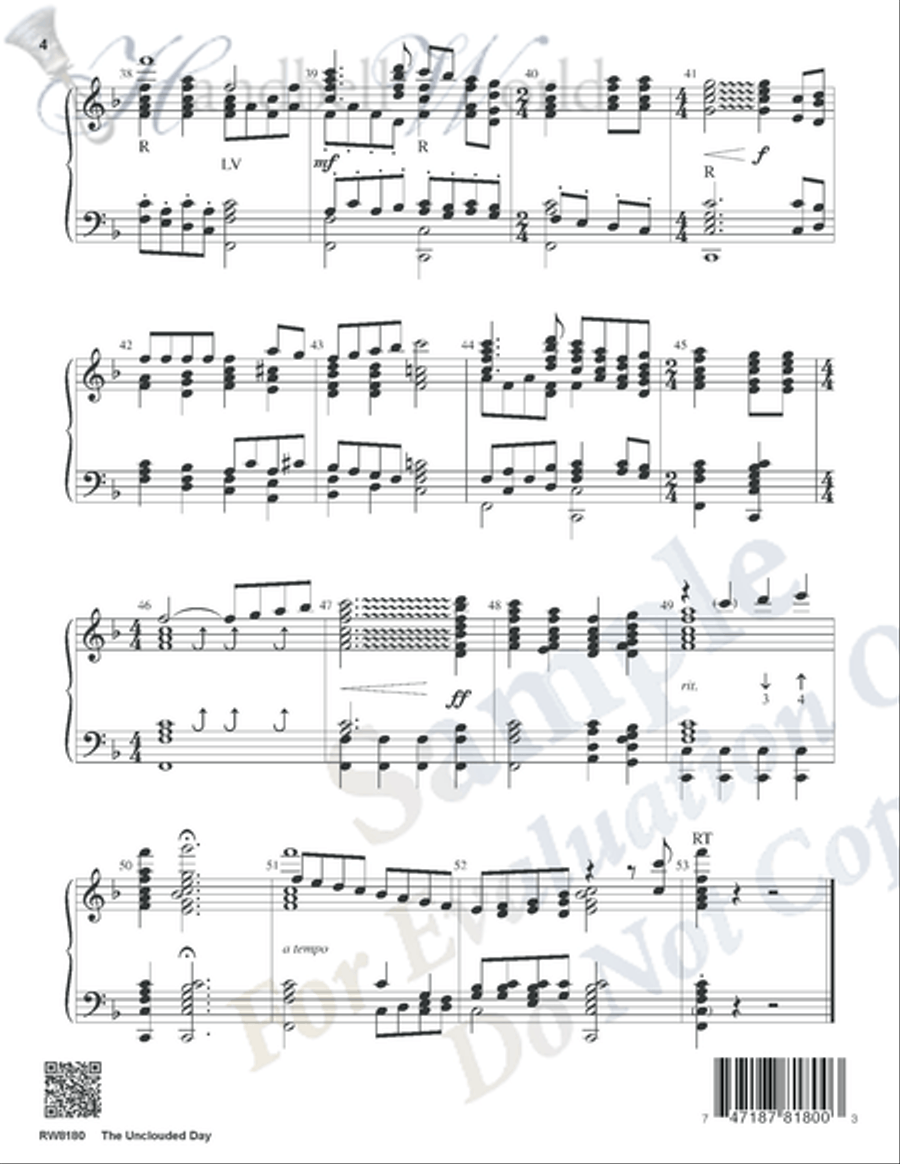 Unclouded Day 5-Octaves scores gallery preview page 3