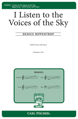 Book cover for I Listen to the Voices in the Sky
