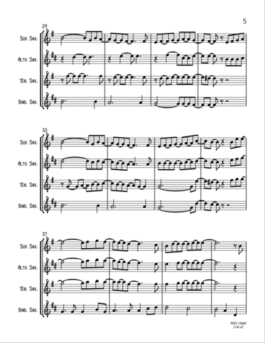 Mary, Did You Know? Mary, Did You Know? Woodwind Quartet scores gallery preview page 5
