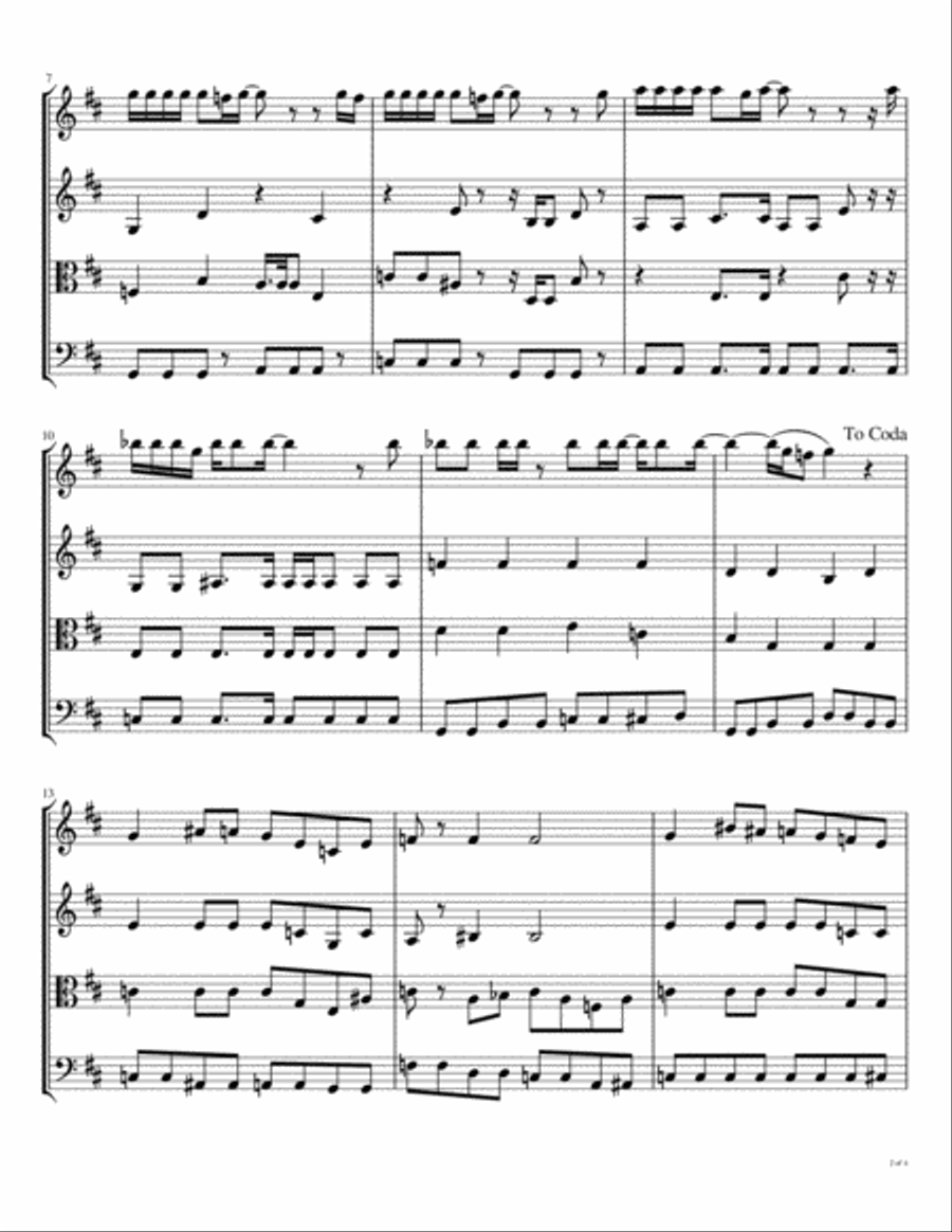 Sgt. Pepper's Lonely Hearts Club Band String Quartet scores gallery preview page 3