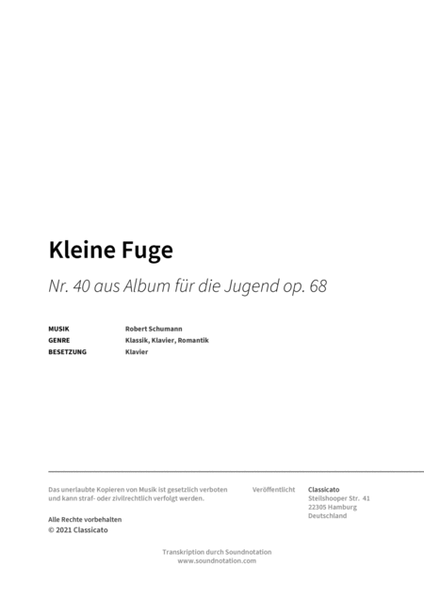 Kleine Fuge image number null