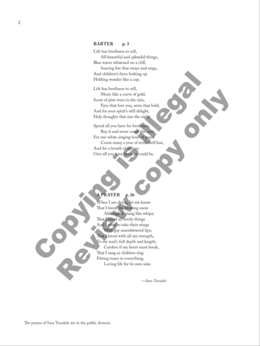 Music Like a Curve of Gold Mezzo-Soprano Voice scores gallery preview page 3