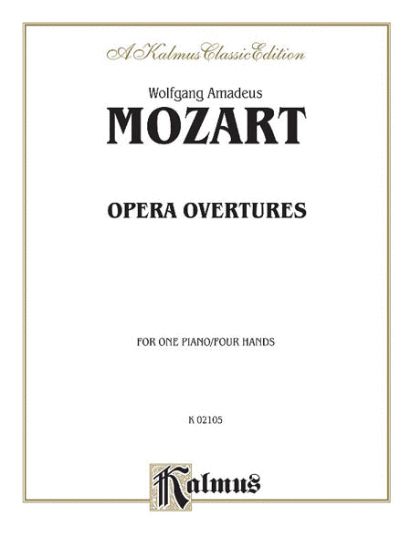 Mozart Overtures for One Piano/Four Hands
