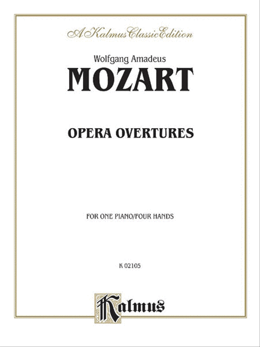 Opera Overtures Small Ensemble scores gallery preview page 1