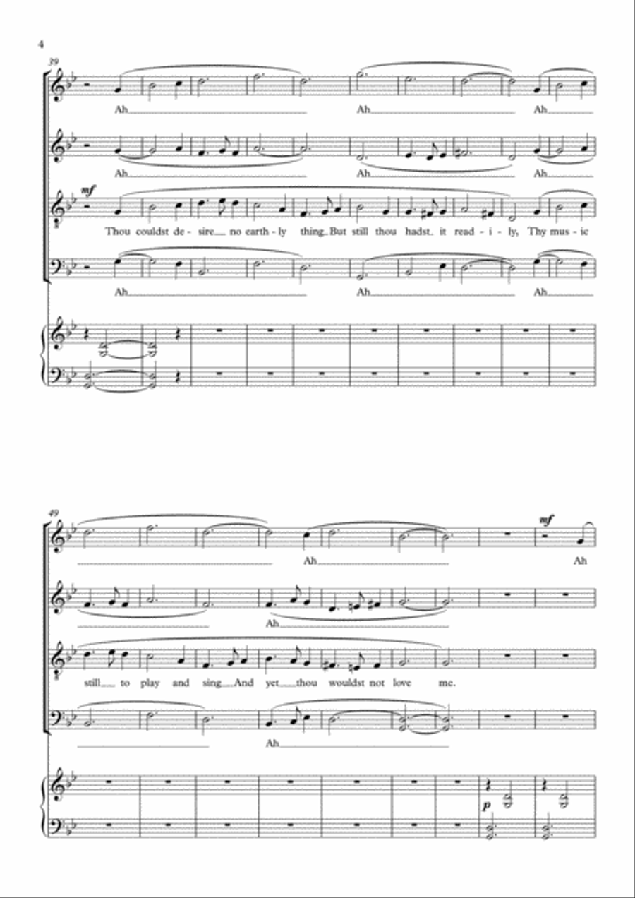 Greensleeves 4-Part scores gallery preview page 4