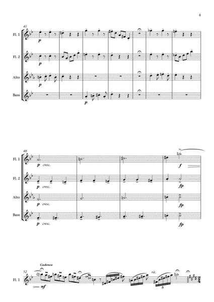 FANTASIA ORIUNDA for flute quartet image number null