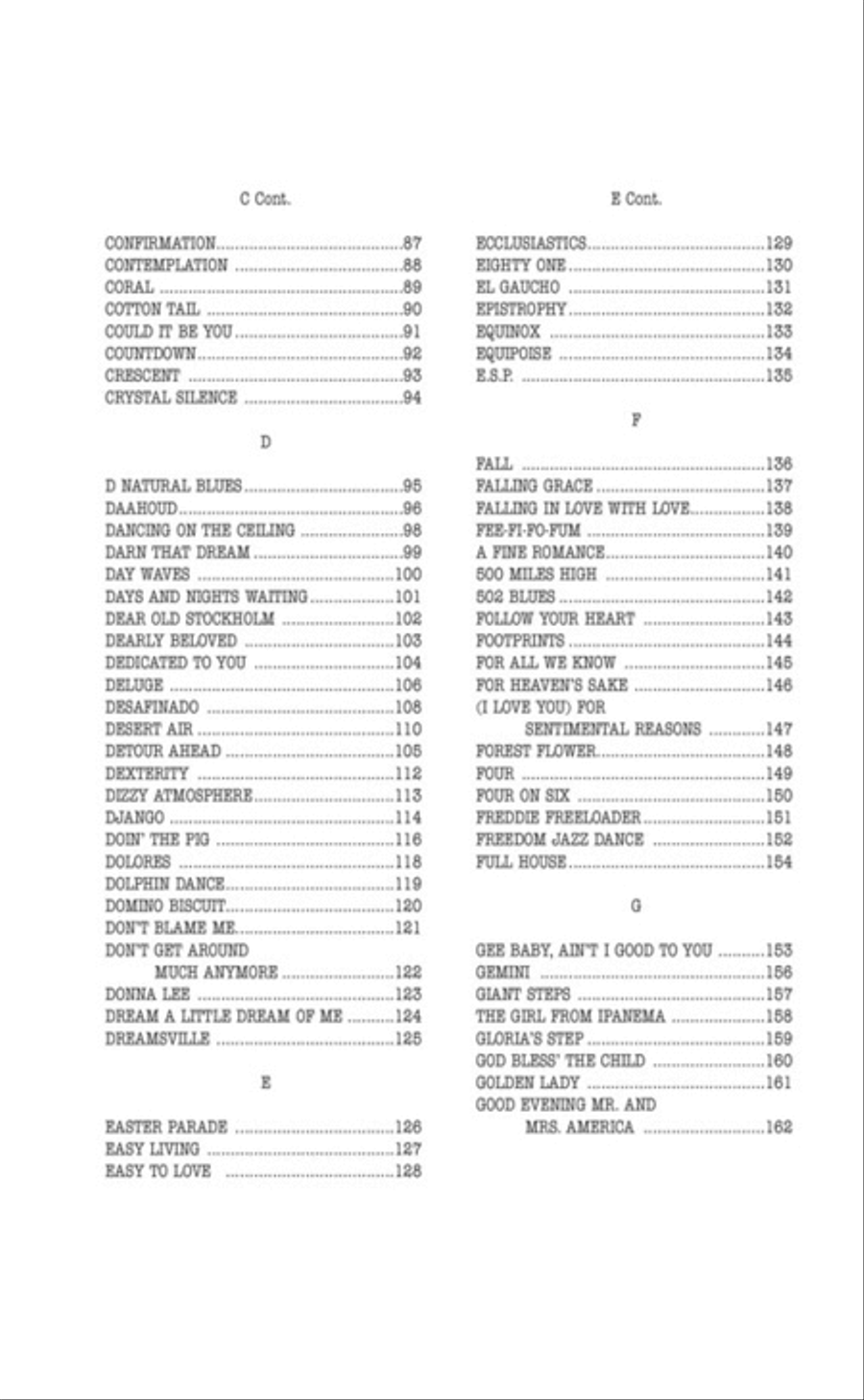 The Real Book – Volume I – Sixth Edition – Mini Edition Piano scores gallery preview page 3
