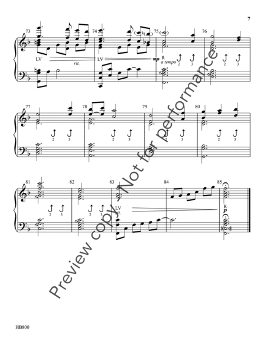 A Blessing - Helman A Blessing - Helman 5-Octaves scores gallery preview page 7