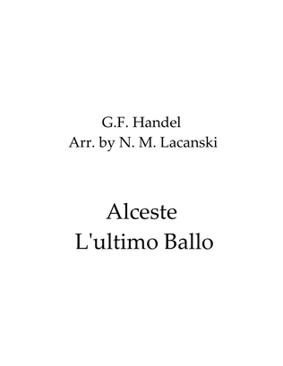 Book cover for Alceste L'ultimo Ballo
