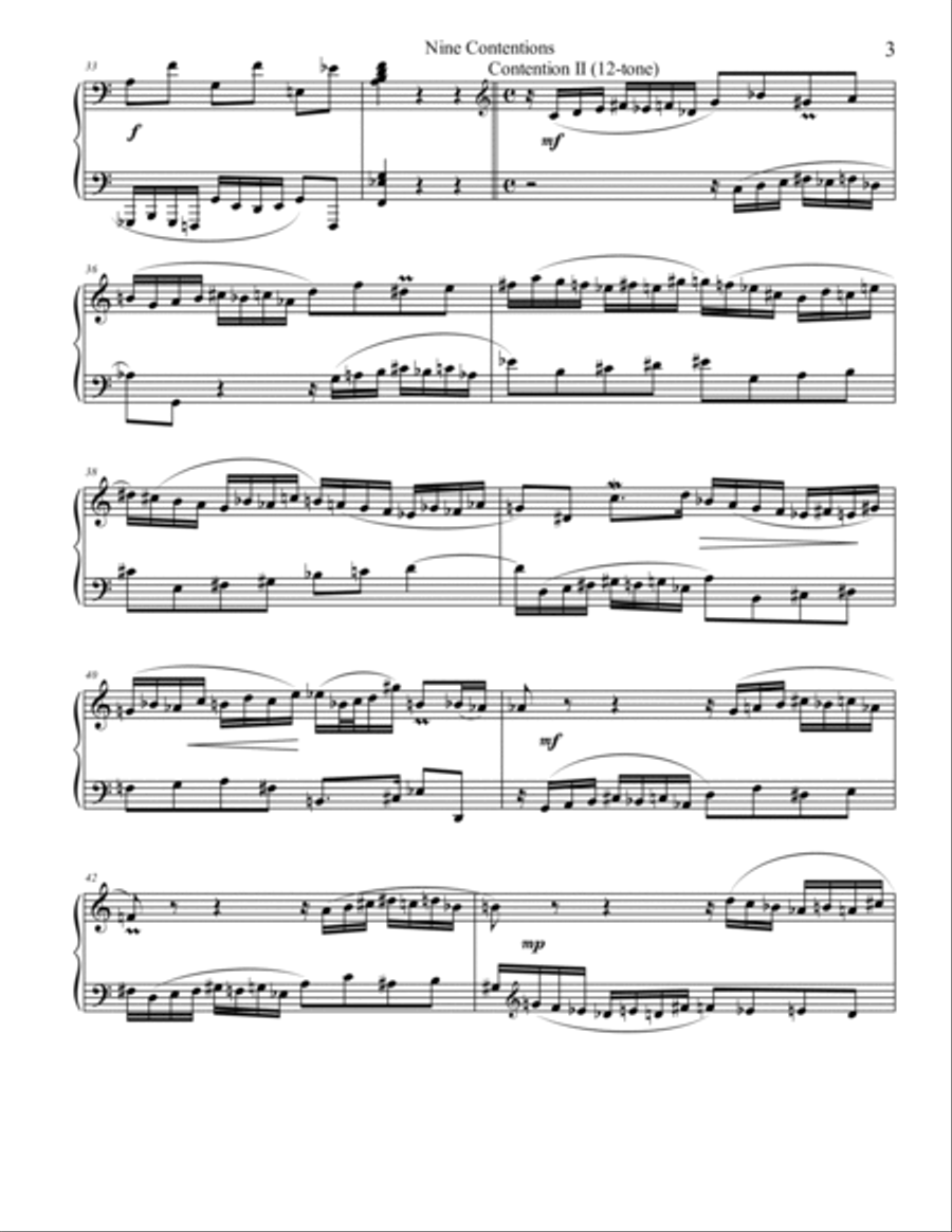 Nine Contentions, Op. 178 Piano Method scores gallery preview page 3