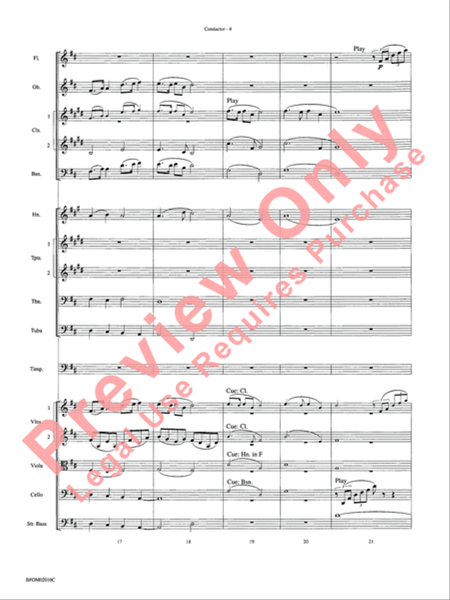 Largo (Going Home from the New World Symphony) Full Orchestra scores gallery preview page 7