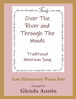 Book cover for Over The River and Through The Woods