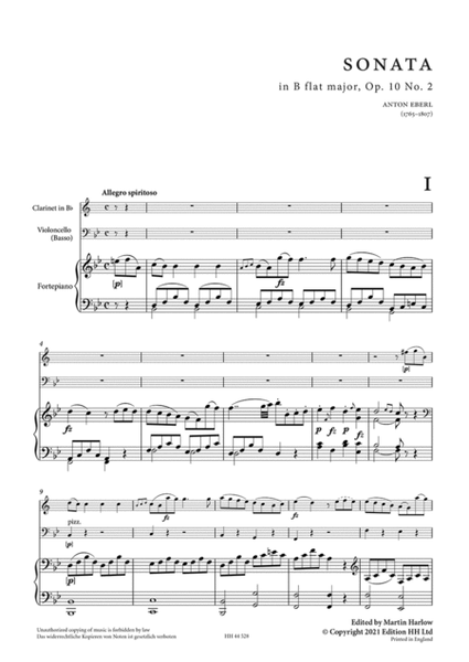 Sonata (trio) in B-flat major
