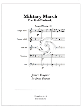 Military March for Brass Quintet