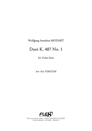Book cover for Duet K.487 No. 1