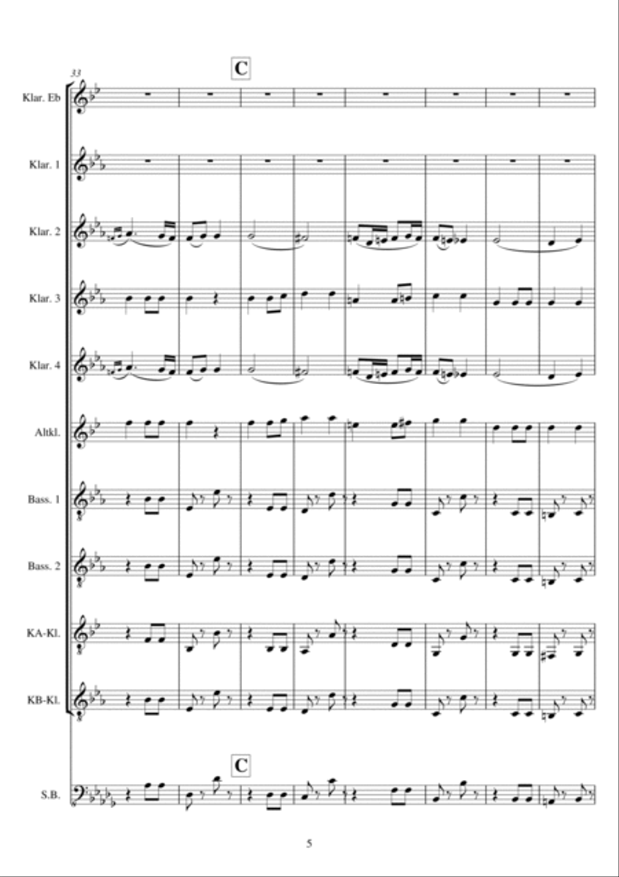 Allegretto Allegretto Woodwind Ensemble scores gallery preview page 5