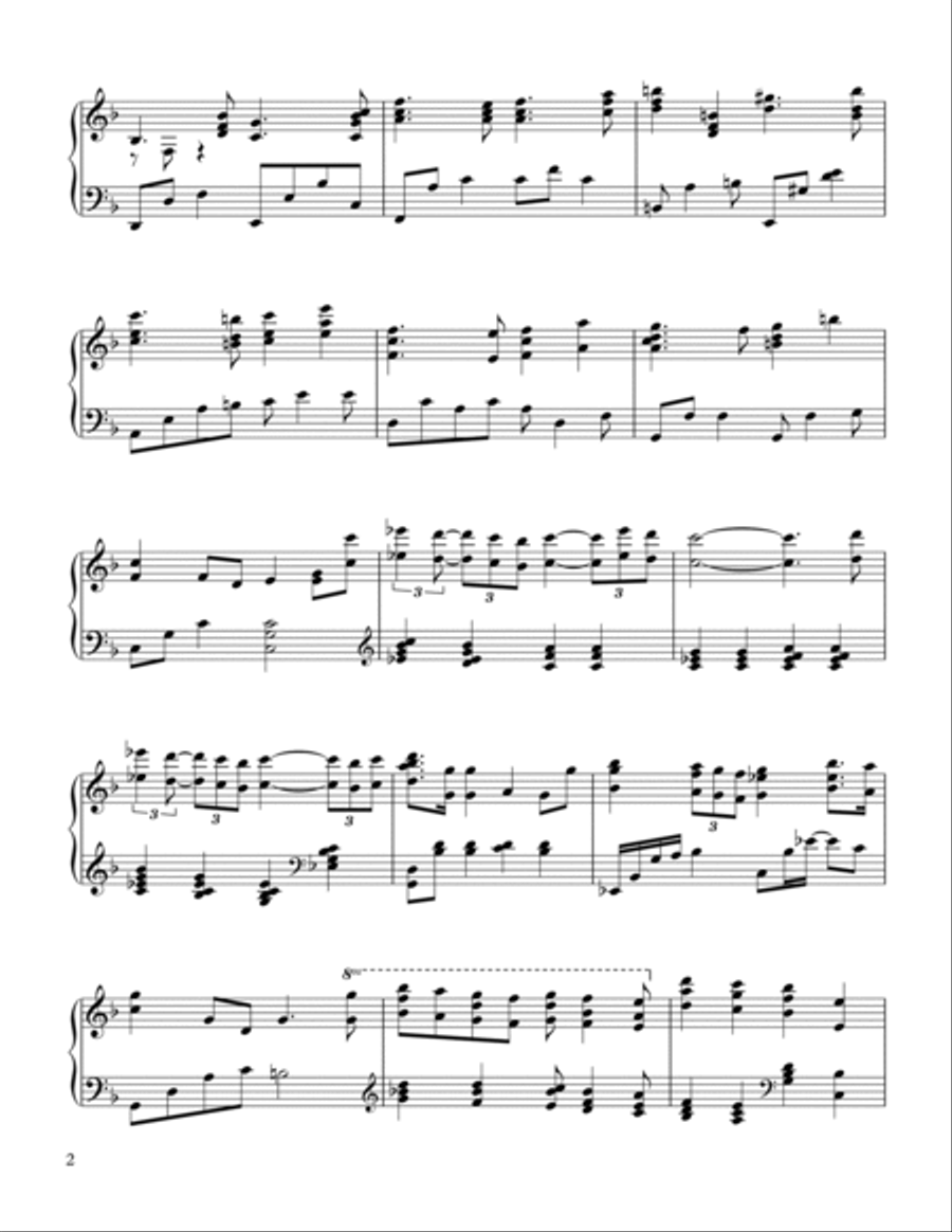 Brian's Song Piano Solo scores gallery preview page 2