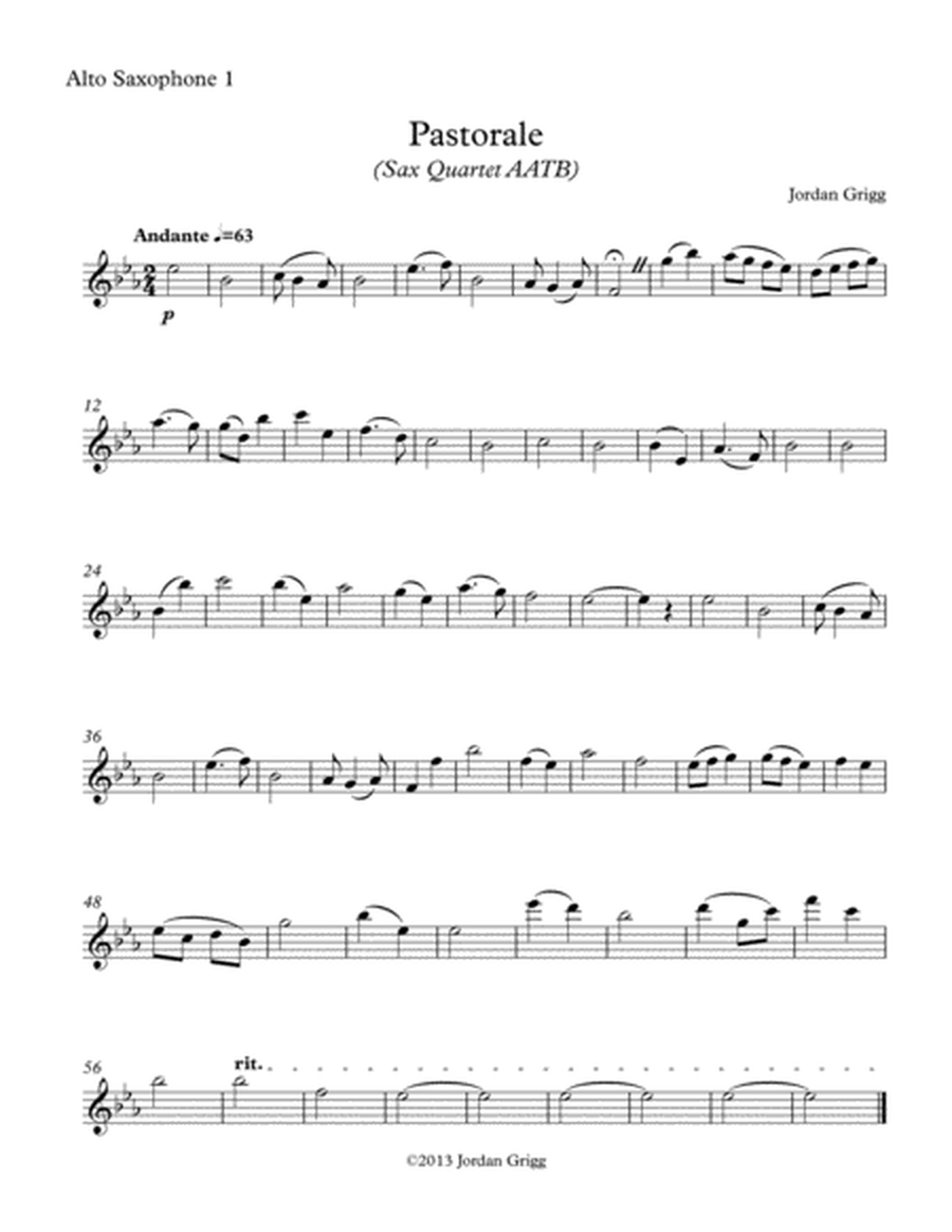 Pastorale (Sax Quartet AATB) image number null