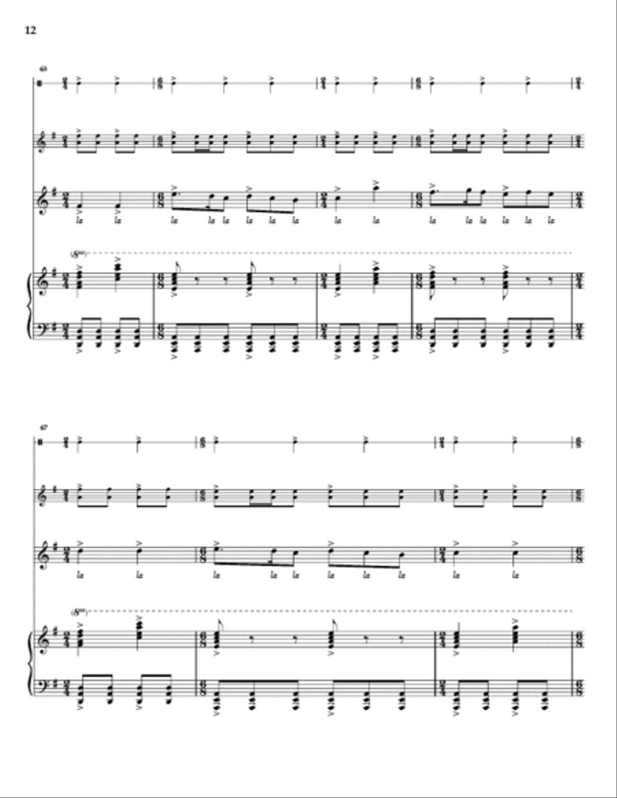 Five Hebrew Love Songs - Solo Soprano Version Choir scores gallery preview page 11