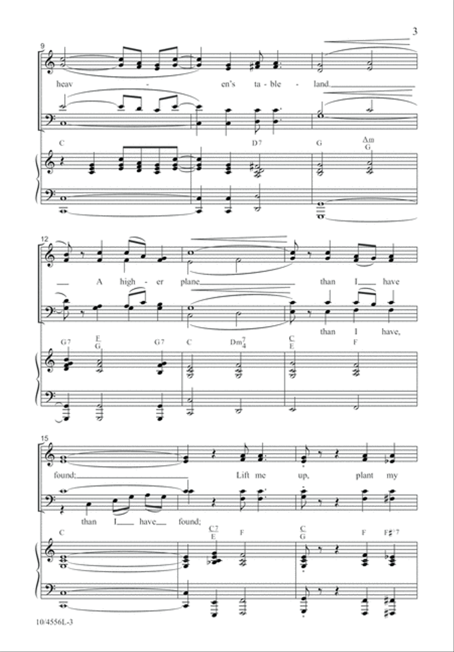Lord, Lift Me Up! Lord, Lift Me Up! 4-Part scores gallery preview page 4