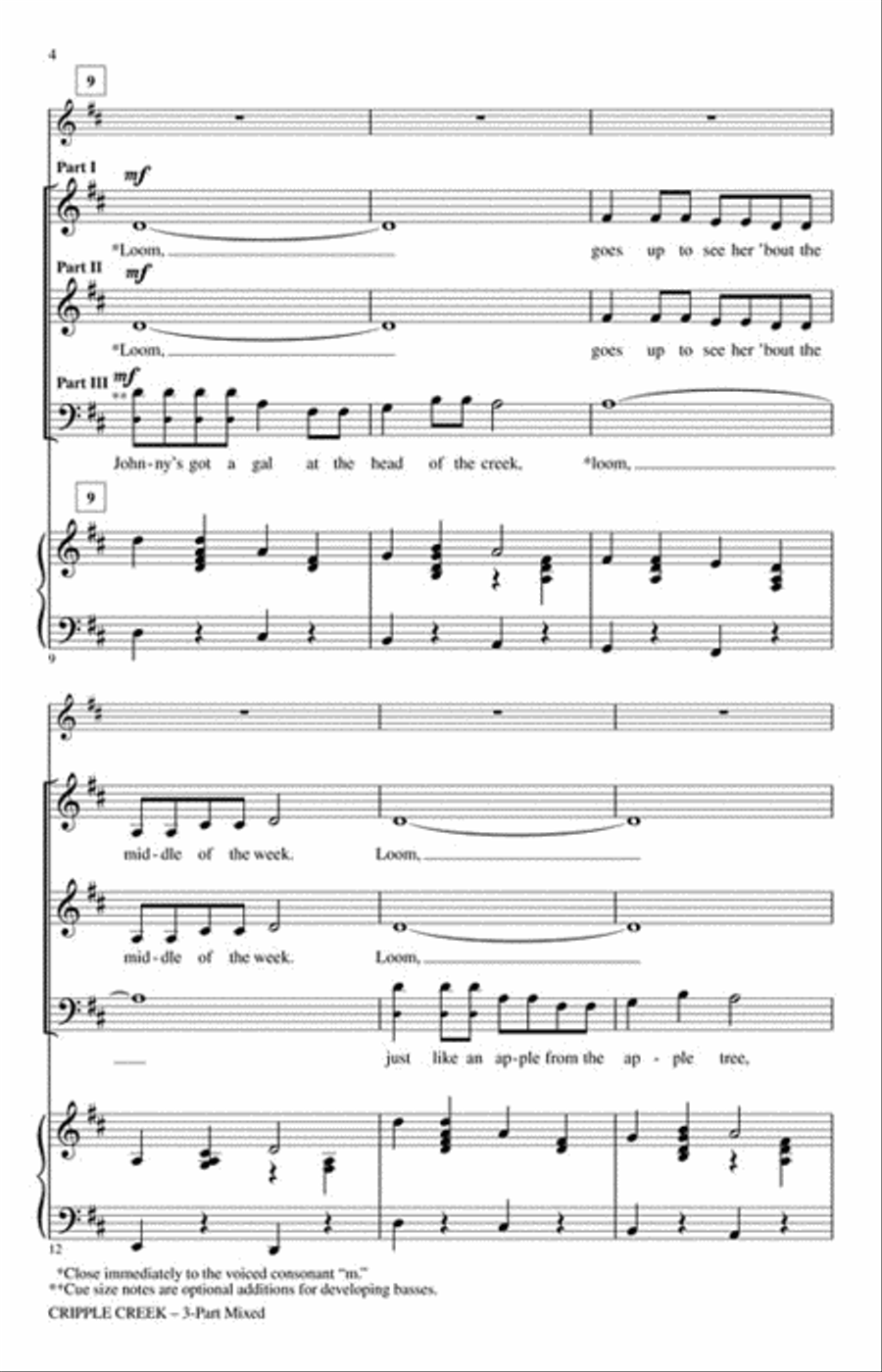 Cripple Creek Cripple Creek 3-Part scores gallery preview page 3