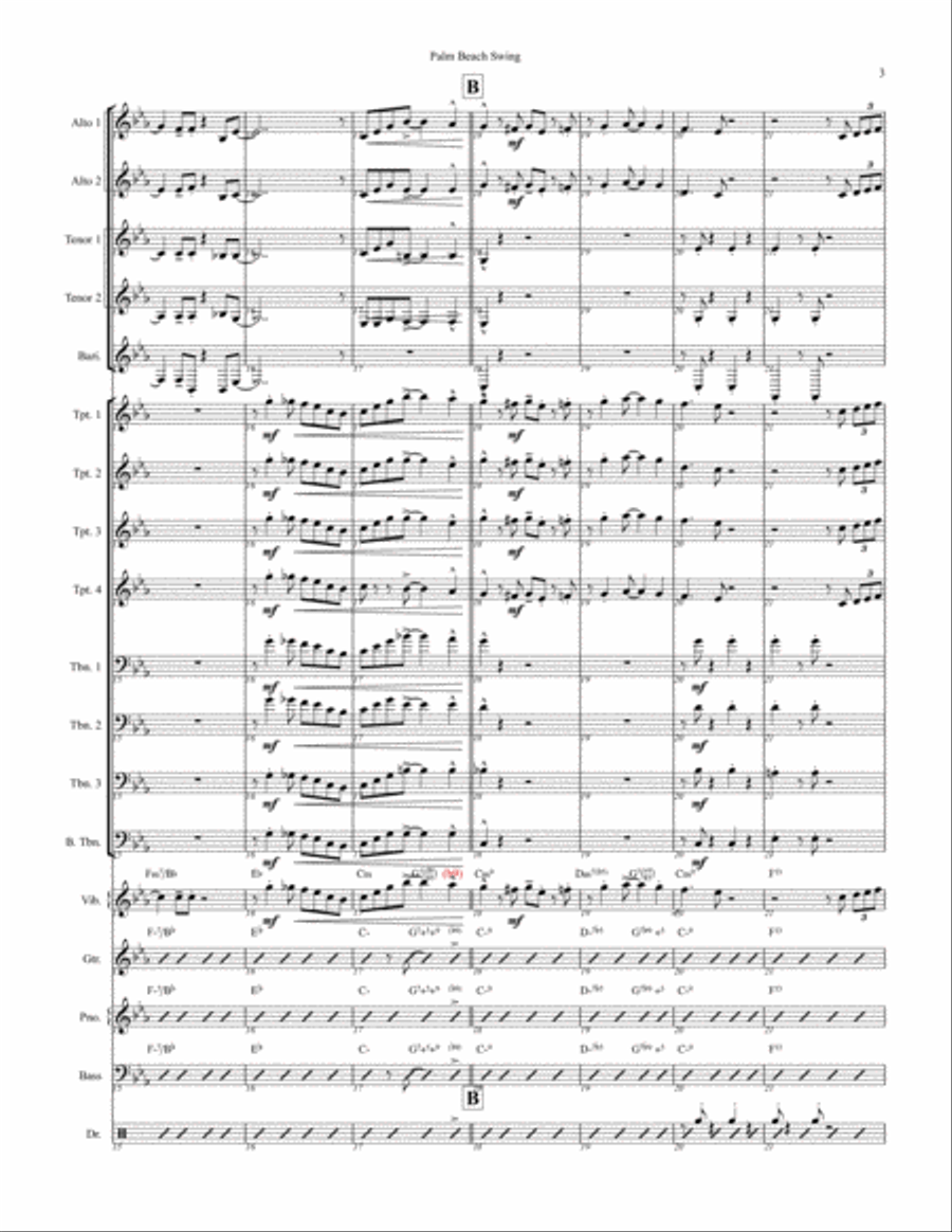 Palm Beach Swing Jazz Ensemble scores gallery preview page 3