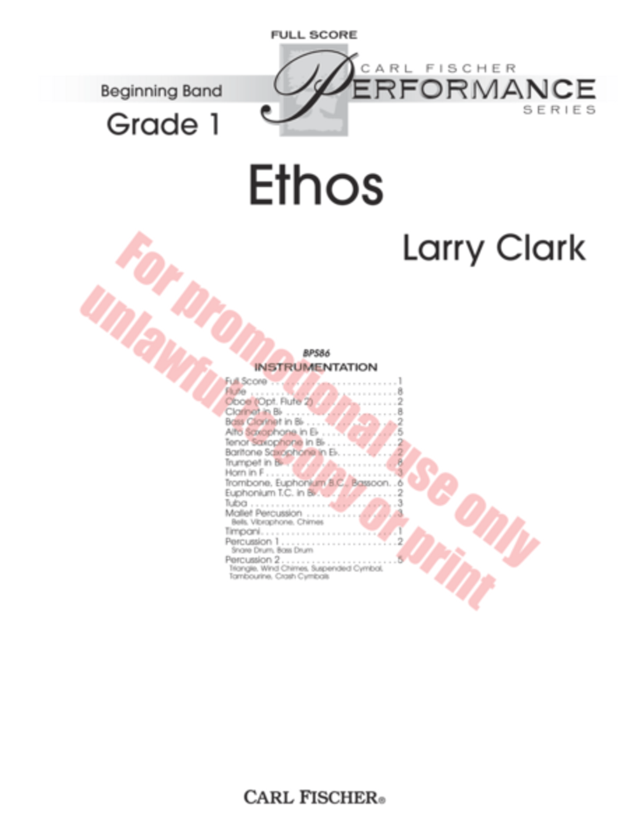 Ethos Concert Band scores gallery preview page 2